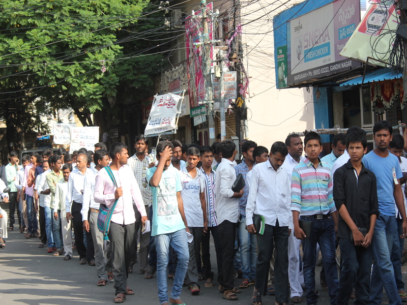 Youth Camp-2016, Gospel Open Air Procession: