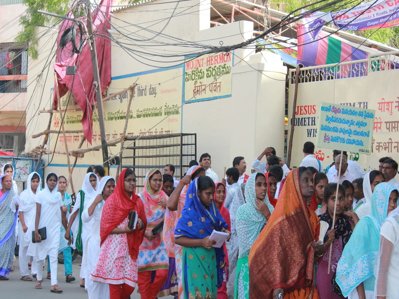 Youth Camp-2016, Gospel Open Air Procession: