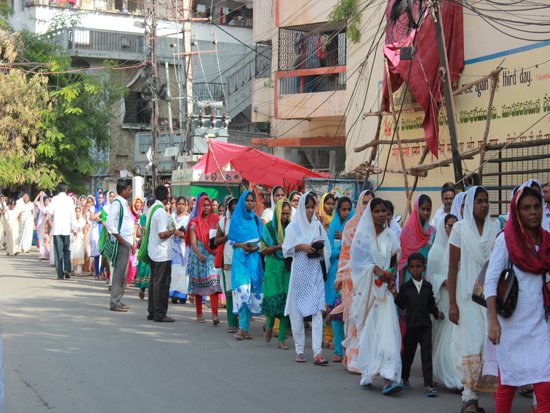 Youth Camp-2016, Gospel Open Air Procession: